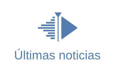 El logo de Kdenlive con "Últimas noticias" escrito debajo.