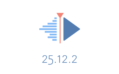 The Kdenlive playhead logo with the version number "25.12.2" written below.