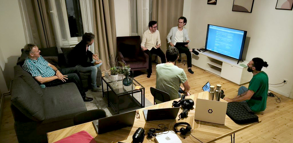 Kdenlive team working