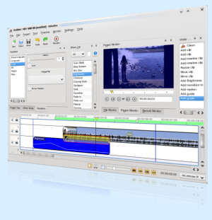 screenshot of Kdenlive
