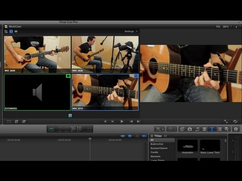 FCPX multicam workflow