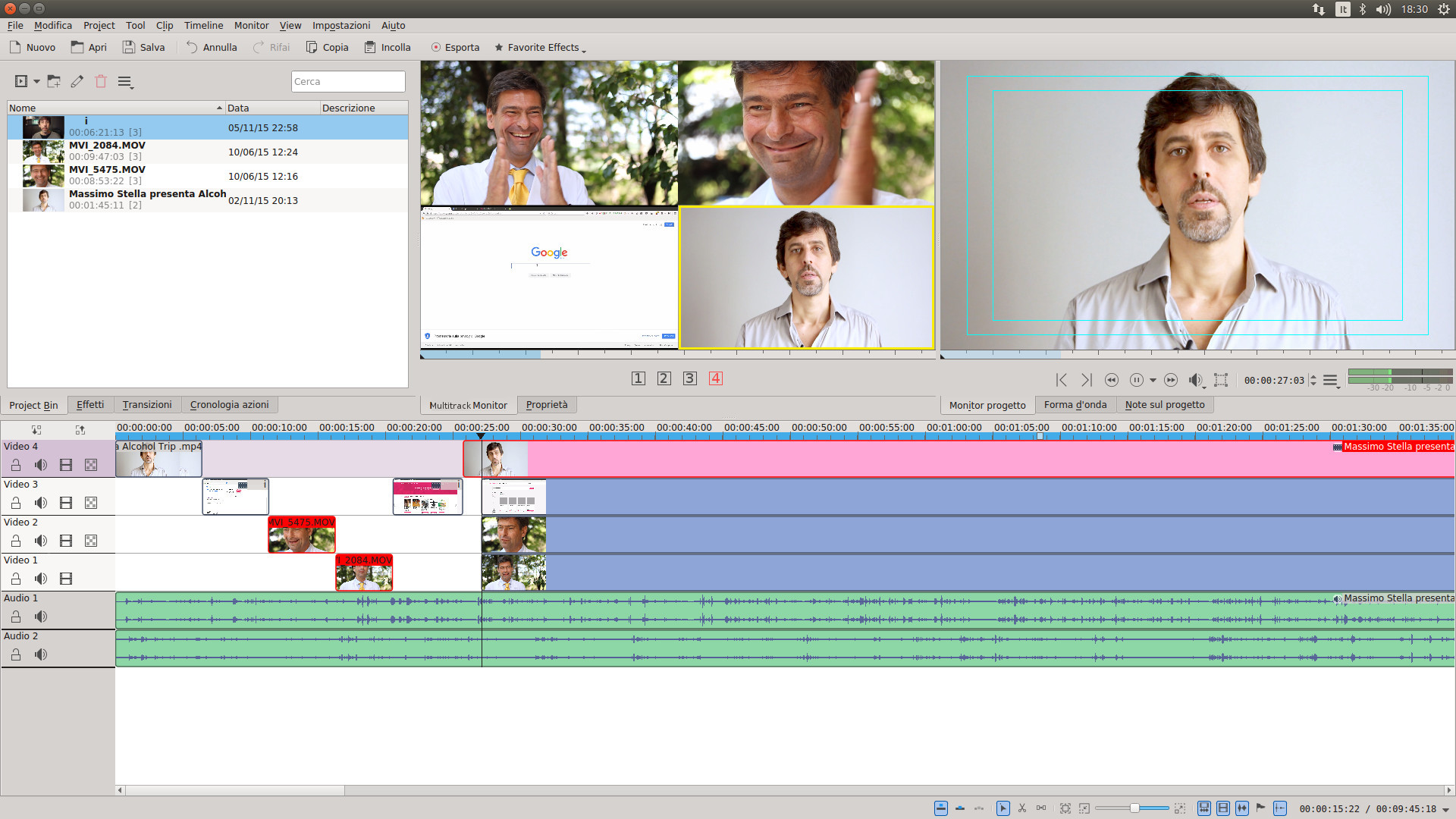 Possible Kdenlive multicam workflow