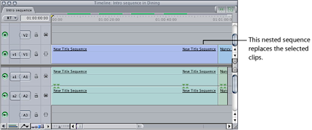 FCP collapse nesting