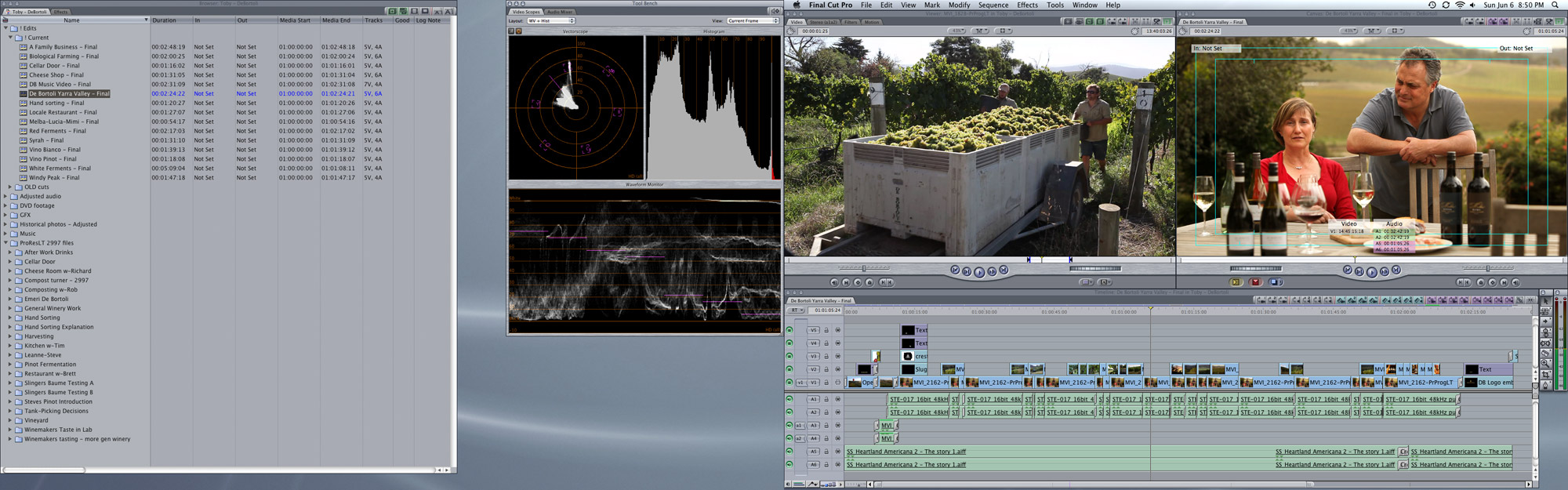 FCP on 2 screens